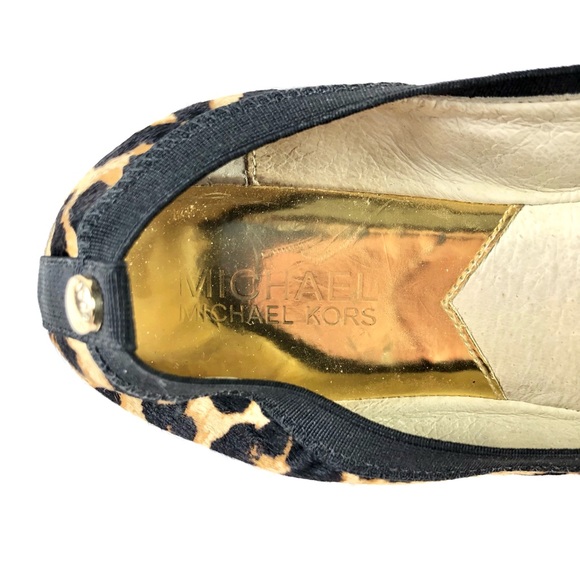 Michael Kors Dixie Leopard Ballet Flats - Picture 6 of 8